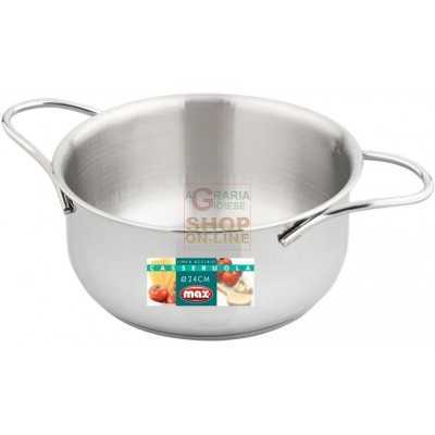 MAX CASSEROLE 24CM STEEL