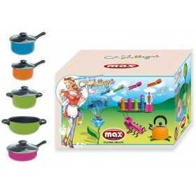 MAX CASSEROLE 4 COLORS ASSOR.60PZ IN BOX