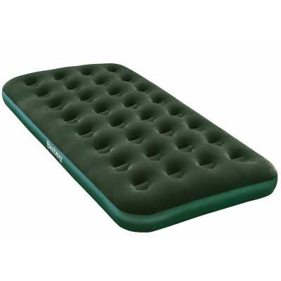 Bestway 67447 Materasso gonfiabile singolo flocculato verde
