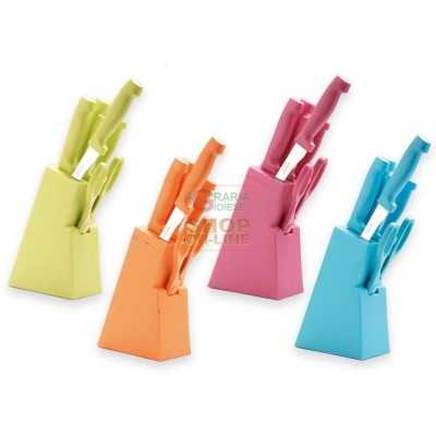 MAX CEPPO COLTELLI CON FORBICE 7 PZ 