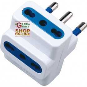 TRIPLE 10A ADAPTER 3 BY-PASS SOCKETS