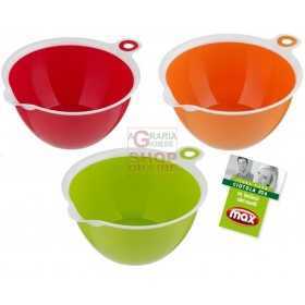 MAX BOWL W / SPOUT DIA 26CM COLOR