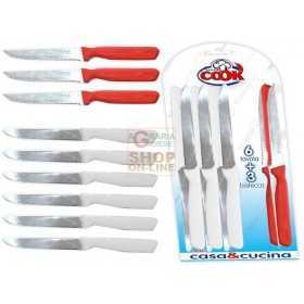 MAX COLTELLI 6 TAVOLA + 3 BISTECCA 