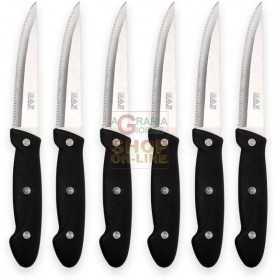 MAX STEAK KNIVES 6 PCS KING LINE