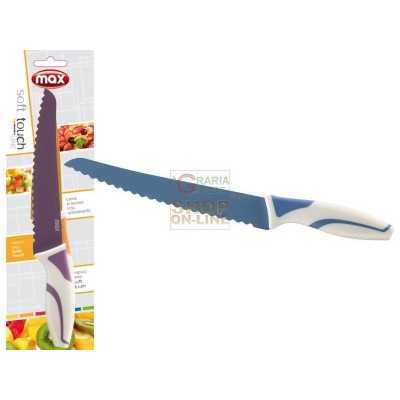 MAX COLTELLO PANE LAMA 21 M/SILICONE 
