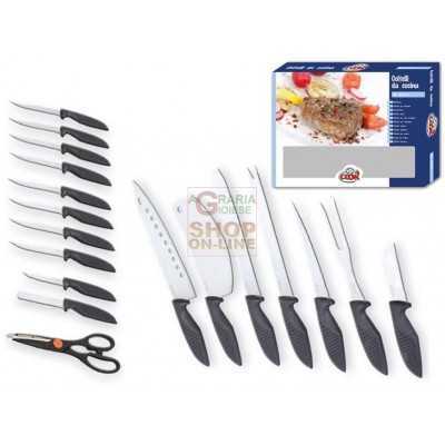MAX KITCHEN KNIVES PACKAGE - 18 PCS