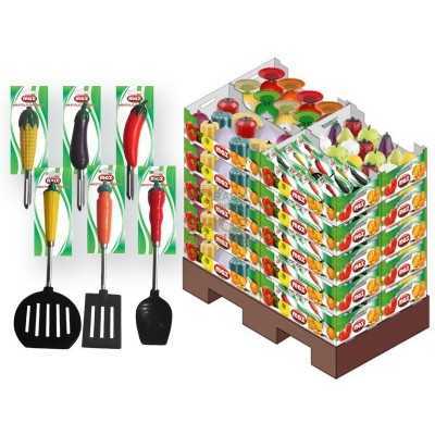 MAX DISPLAY SPOONS / GADGETS FRUITS 60PZ