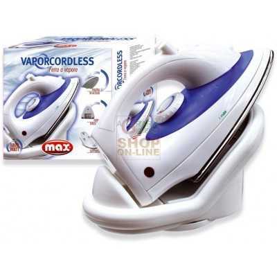 MAX FERRO DA STIRO VAPORE P/INOX CORDLESS 