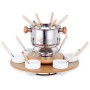 MAX FONDUE 22 PCS WOOD BASE