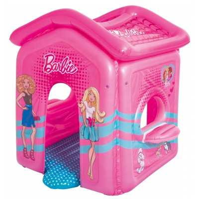 Bestway 93208 Inflatable Barbie house with padded bottom and