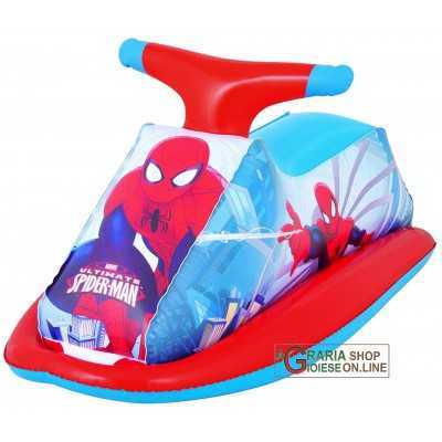 BESTWAY 98012 WATER MOTORCYCLE SPIDERMAN INFLATABLE CM 89X46h.
