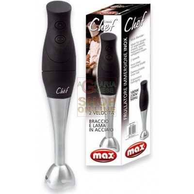 MAX FRULLATORE IMMERSIONE INOX LINEA CHEF 