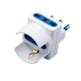 ADATTATORE TRIPLO 10A-2PR.BIP+1 SCHUKO 