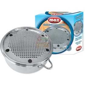 MAX GRATTUGIA BARI C/CESTELLO DIA 19CM INOX 