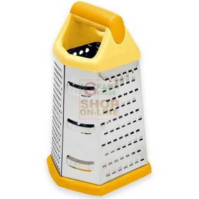 MAX 6 SIDES STAINLESS STEEL GRATER 24 CM