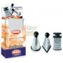 MAX ASSORTED STAINLESS STEEL GRATS IN PALLBOX