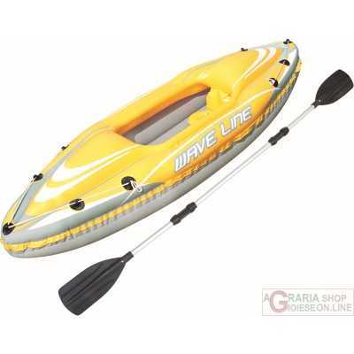 BESTWAY PROFESSIONAL CANOE KAYAK WAVE LINE CM 292X107 MAX 100