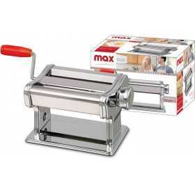MAX STAINLESS STEEL PASTA MACHINE WITH 2 ROLLS CM. 15