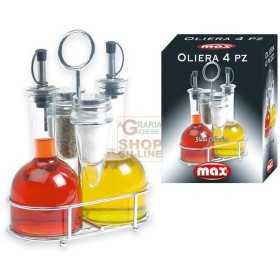 MAX 4 PCS GLASS OIL JUG