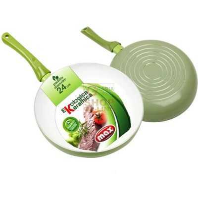MAX PADELLA 24CM ALLUMINIO EKOCERAMIKA 
