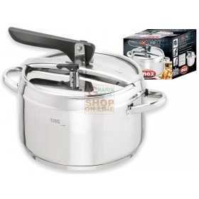 MAX PENTOLA A PRESSIONE 5LT 2 VALV+BLOCCO 