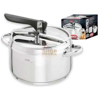 MAX PENTOLA A PRESSIONE 5LT 2 VALV+BLOCCO 