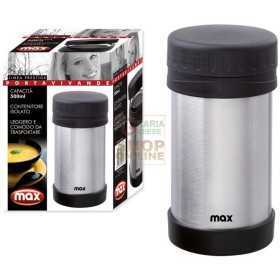 MAX STEEL FOOD HOLDER 500ML
