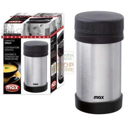 MAX STEEL FOOD HOLDER 500ML