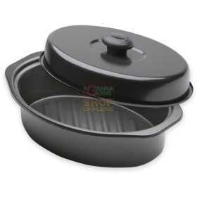 MAX OVAL ROASTER WITH LID 35 CM