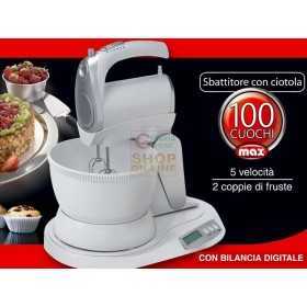 MAX SBATTITORE CON CIOTOLA 100CUOCHI 
