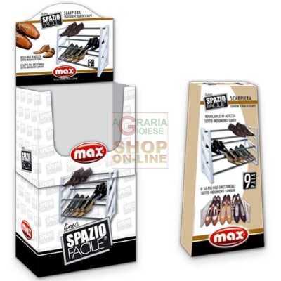 MAX SCARPIERA 9 POSTI IN PALLBOX 