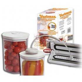 MAX SET 2 BARATTOLI SOTTOVUOTO+POMPA 