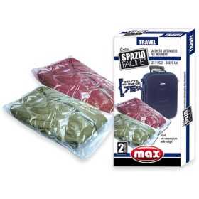 MAX SET 2 VACUUM BAG TRAVEL 50X70CM