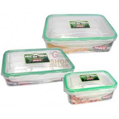 MAX SET 3 CONT.RETT2.5LT+1LT+350ML CLICK&B 