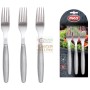 MAX SET 3 FORCHETTE LINEA INOXIDABILI 