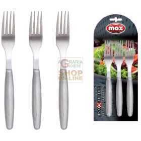 MAX SET 3 FORKS STAINLESS STEEL LINE