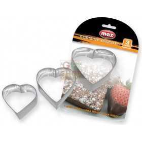 MAX SET 3 SHAPES COOKIES HEART