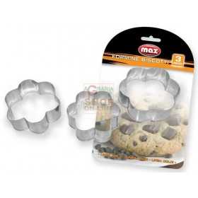 MAX SET 3 SHAPES BISCUITS FLOWER