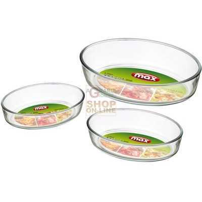 MAX SET 3 TEGLIE OVALI 3.2+2.4+1.6LT 