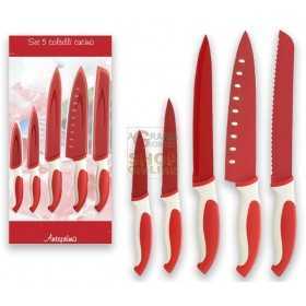 MAX SET 5 KITCHEN KNIVES WITH CASE