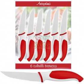 MAX SET 6 COLTELLI BISTECCA 