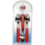 MAX SET 6 CUCCHIAINI M/COLOR ROSSO/BIANCO 