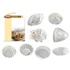 MAX SET 8PZ BASKET MOLDS - 4 DESIGN