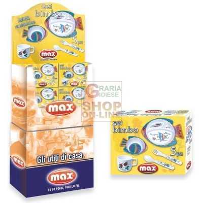 MAX SET CHILD 5 PCS MELAMINE