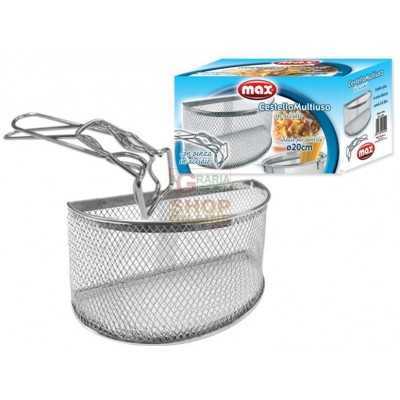 MAX SET CESTELLO MULTIUSO 20CM CON PINZA 