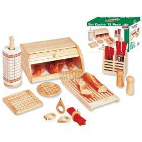 MAX SET CUCINA 12PZ LEGNO - LINEA COOK 
