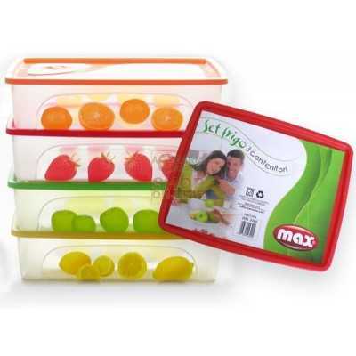 MAX FRIDGE SET 3 FRUIT CONTAINERS