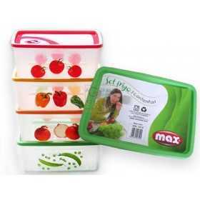 MAX SET FRIGO 3 CONTENITORI VERDURA 