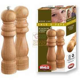 MAX SET SALT AND PEPPER IN WOOD