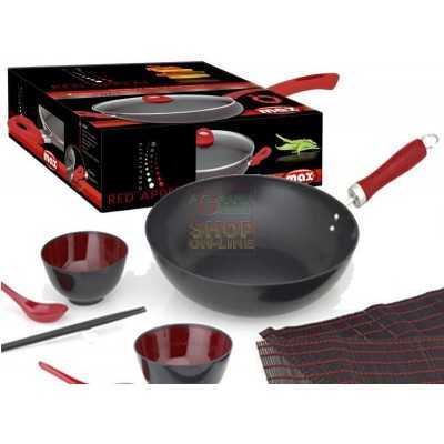 MAX SET WOK 11PZ RED APPEAL 